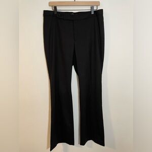 Banana Republic Martin Fit Black Lightweight Wool Pants Trouser 12 Work Office